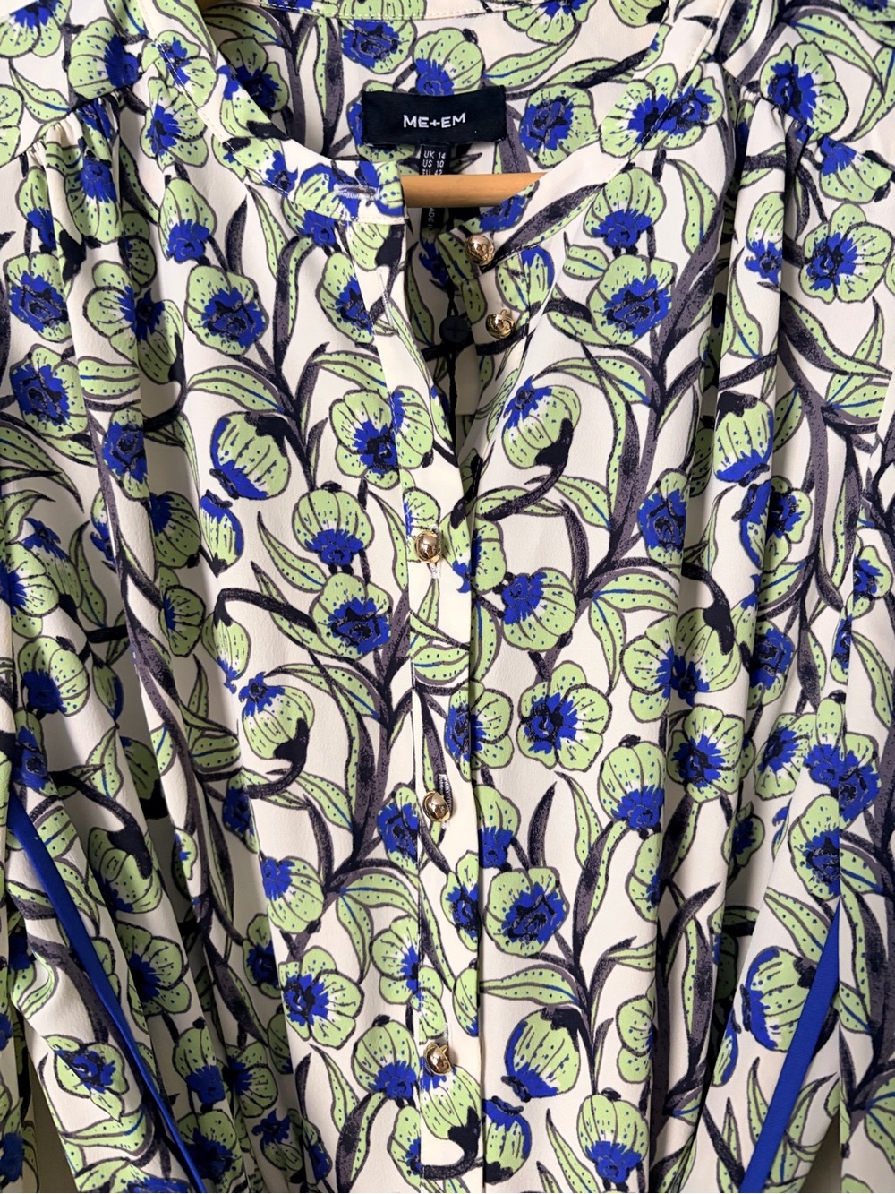 NWT ME+EM Trailing Flower Pod Print
Fit And Flare Midi Dress 100%
Recycled, 10 - Picture 5 of 14